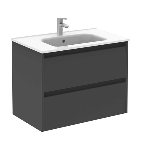 Union Rustic Malta 32'' Wall Mounted Single Bathroom Vanity with